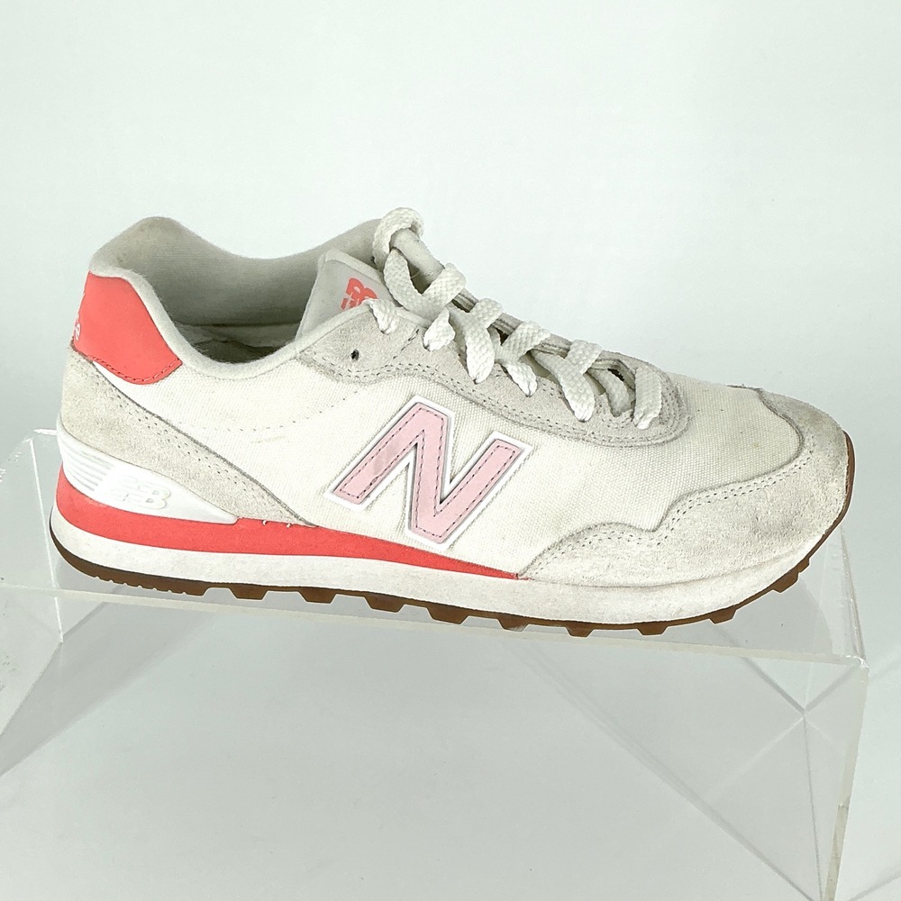 New Balance 515 Size 8.5 Womens Sneakers Sea Salt Pink Coral WL515NAA